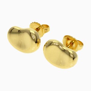 Tiffany & Co. Bean Earrings K18 Yellow Gold Women's, Set of 2