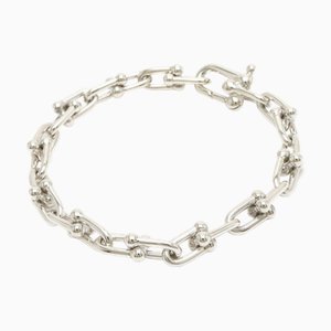 TIFFANY & Co. Hardware Small Link Bracelet Taille SV925 Ag925 Sterling Silver Frame Cut