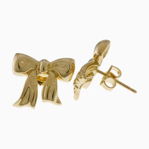 Orecchini Tiffany & Co. K18 in oro giallo da donna, set di 2