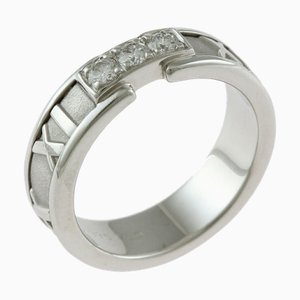 TIFFANY Atlas Diamant Ring Größe 10 18 Karat Weißgold Damen &Co.