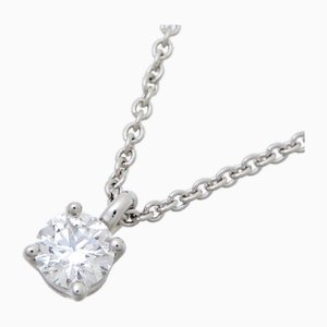 Solitaire Diamond & Platinum Necklace from Tiffany & Co.