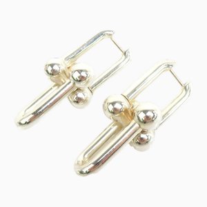 Earrings in Hardware Link Silver from Tiffany & Co., Set of 2