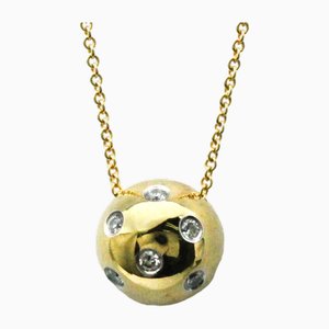 Dots Ball Diamond Platinum Pendant Necklace from Tiffany & Co.