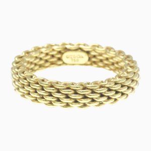 Somerset Mesh Ring in Yellow Gold from Tiffany & Co.