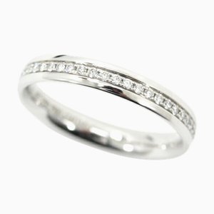 TIFFANY Metro Ring Full Eternity Diamond K18WG #9 Nr. 9 Weißgold Damen & Co. A1385