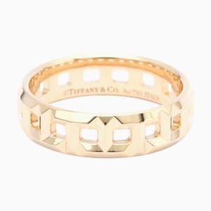 TIFFANY T True Wide Ring Pink Gold [18K] Fashion No Stone Band Ring Pink Gold