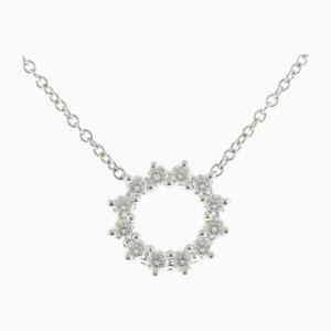 Collar de diamantes de círculo abierto de Tiffany & Co.