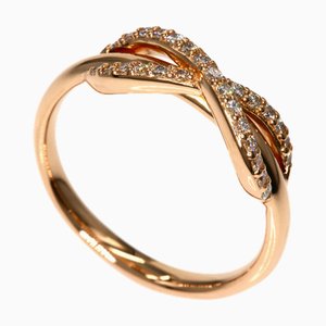 Anillo TIFFANY Infinity de diamantes K18 de oro rosa para mujer & Co.