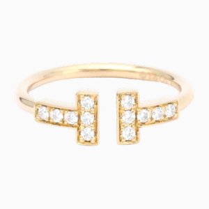 T Wire Ring in Pink Gold from Tiffany & Co.