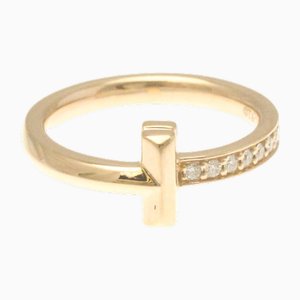T One Ring in Pink Gold from Tiffany & Co.