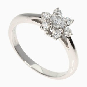 TIFFANY Buttercup Diamond Ring Platinum PT950 Women's &Co.