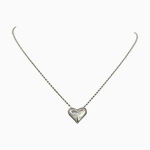 TIFFANY & Co. Collar de corazón con puntos 5P Pt950 de platino x diamante para mujer