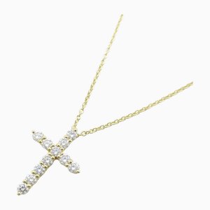 Collana piccola con croce di diamanti di Tiffany & Co.