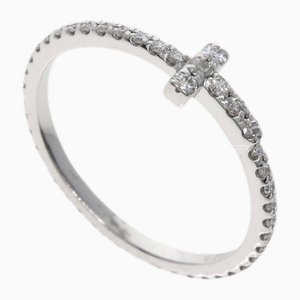 Diamond Wire Band Ring in White Gold from Tiffany & Co.
