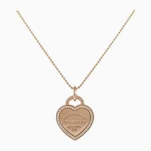 Collana con etichetta Return to Heart in oro rosa di Tiffany & Co.