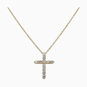 Collier TIFFANY Cross Small K18YG en or jaune