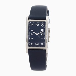 East West Stainless Steel & Leather Watch from Tiffany & Co.