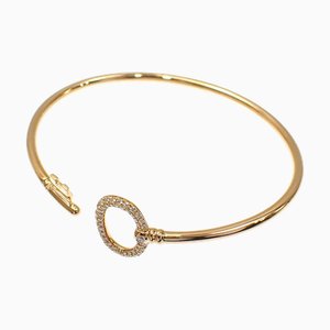 TIFFANY Key Wire Bracciale Donna K18PG 6.6g 750 Oro rosa 18K ovale