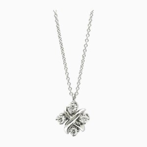 Lynn Pendant Schlumberger Necklace in White Gold from Tiffany & Co.