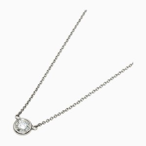 Visor Yard Necklace in Platinum from Tiffany & Co.