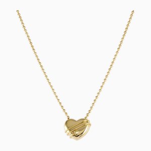 Collar con forma de corazón y flecha en oro amarillo de Tiffany & Co.