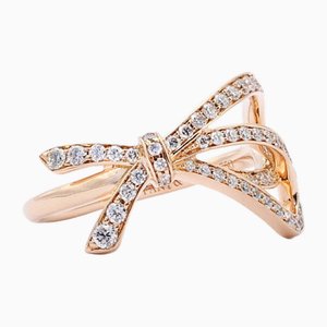Anello Ribbon Bow K18pg in oro rosa di Tiffany & Co.