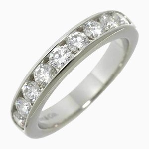 Tiffany & Co. Halbkreis Kanalfassung Nr. 10 Ring Diamond Pt Platinum