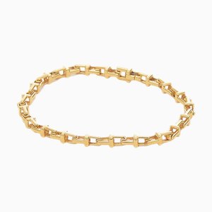 TIFFANY T narrow chain bracelet K18YG