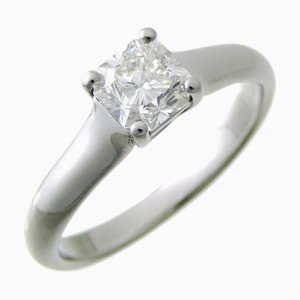 TIFFANY Lucida 0.72ct Diamant Damenring Pt950 Platin Nr. 11.5