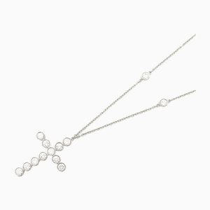 Jazz Cross Diamond Necklace from Tiffany & Co.