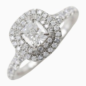 Solesto Cushion Cut Double Halo Engagement Ring from Tiffany & Co.