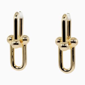 Tiffany&Co. Hardware Orecchini extra large in oro giallo K18 Yg ca. 17.3G T121724523, set di 2