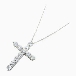 Collar con cruz grande de diamantes de Tiffany & Co.