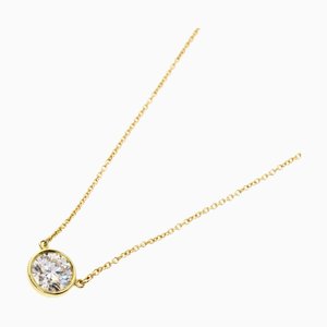 TIFFANY Vis the Yard Diamond Necklace K18 Yellow Gold Women's &Co.