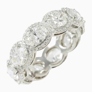 Ring mit Diamant in Platin von Tiffany & Co.
