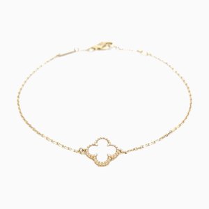 VAN CLEEF & ARPELS Sweet Alhambra Bracelet Mother of Pearl VCARF68800 K18YG Yellow Gold 291001