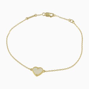Sweet Alhambra Armband aus 18 Karat Perlmutt von Van Cleef & Arpels