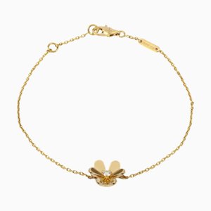 VAN CLEEF & ARPELS Mini Frivole K18YG Yellow Gold Bracelet