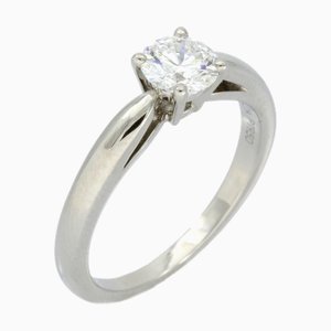 VAN CLEEF & ARPELS Bonheur Ring No. 8.5 Pt950 Platinum Diamond Women's