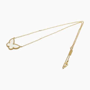 Lucky Alhambra Papillon Yellow Gold Necklace from Van Cleef & Arpels