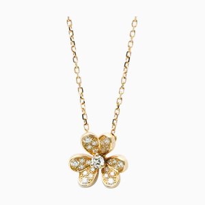 VAN CLEEF & ARPELS Frivole VCARP7RI00 Pink Gold [18K] Diamond Men,Women Fashion Pendant Necklace Carat/0.22 [Pink Gold]