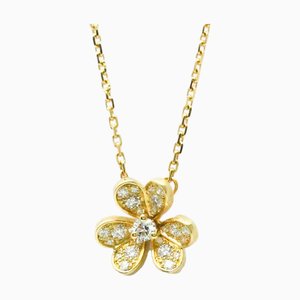 VAN CLEEF & ARPELS Frivole VCARP24000 Or Jaune [18K] Diamant Hommes, Femmes Mode Pendentif Collier Carat/0.22 [Or]