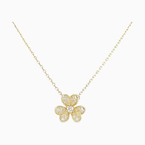 VAN CLEEF & ARPELS Frivole Mini K18YG Yellow Gold Necklace