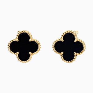 Van Cleef & Arpels Van Cleef Arpels Vintage Alhambra K18Yg Yellow Gold Earrings, Set of 2