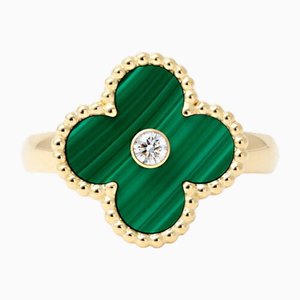 Vintage Alhambra Yellow Gold Ring from Van Cleef & Arpels