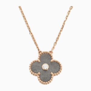 Alhambra Necklace in Silver from Van Cleef & Arpels