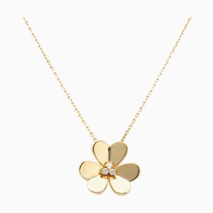 VAN CLEEF & ARPELS Van Cleef Arpels Frivole Pendant Large Model K18YG Yellow Gold Necklace