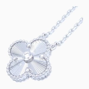 Vintage Alhambra Necklace in White Gold from Van Cleef & Arpels
