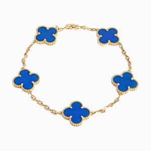 VAN CLEEF & ARPELS Bracelet Van Cleef Arpels 5 Motif Vintage Alhambra K18YG en Or Jaune