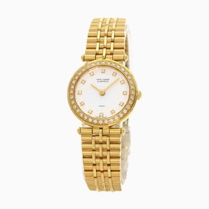 VAN CLEEF & ARPELS 16602 B1M Sports 1 Diamond Bezel Uhr K18 Gelbgold/K18YG/Diamant Damen